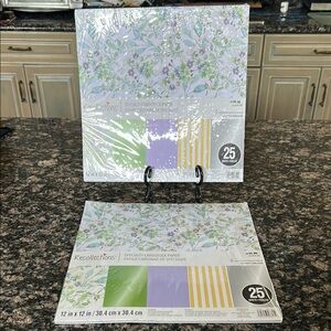 RECOLLECTIONS SPECIALTY CARDSTOCK PAPER LOT OF 2 NWT